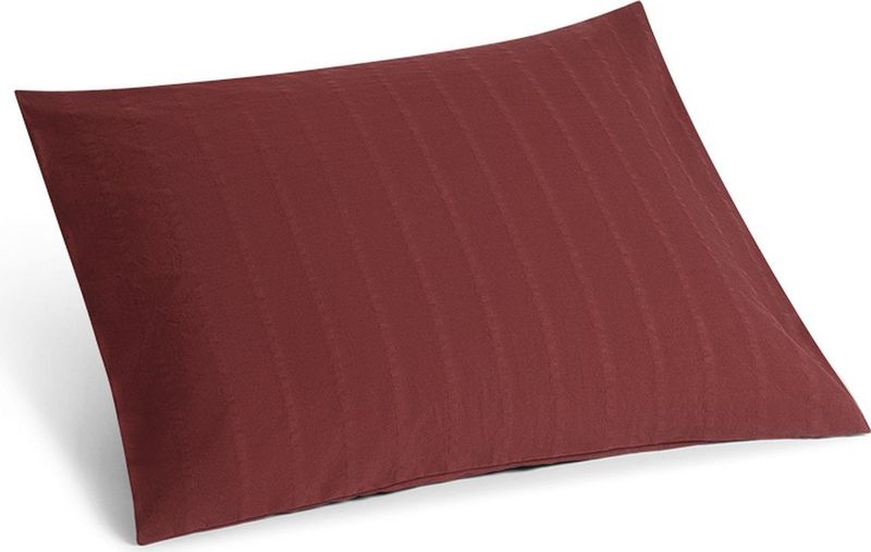 Yumeko - Kussensloop - Bordeaux - Katoen - Biologisch - 1 stuk