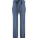 Yumeko - Pyjamabroek - Denim - Blauw/Wit Stripe - Flanel