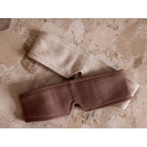 Yumeko - Slaapmasker - Katoen - Bruin - Eco, Bio & Fairtrade