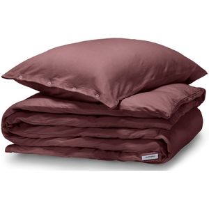 Yumeko - Dekbedovertrek - Evening - Roze - Biologisch Katoen - 140x220 + 1/60x70