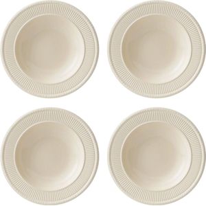 Wedgwood - Edme - Pastabord - Crème - Aardewerk - 4 Stuks