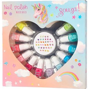 Souza - Nagellak Giftbox - 12 Kleuren - Op Waterbasis - Veganistisch