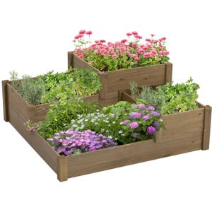 Plantenbakken voor buiten - Plantenpot - Bloemen - Planten - Bloembak - Bloempot - Natuur - 122 cm x 122 cm x 51 cm