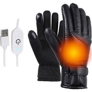 Verwarmde Handschoenen - Waterdicht - One Size - Elektrische Handschoenen Heren En Dames - Met Touchscreen Compatibiliteit - Handschoenen Winter - Handschoenen Met Verwarming - Verwarmde Wanten - Zwart