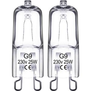 G Master- 2 stuks halogeenlamp G9 25W helder