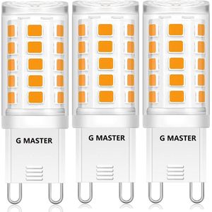 G Master - PRO G9 lichtbron - 230V - Warm Wit Licht - Dimbaar - 5W (vervangt Halogeenlamp 40W) - LED lamp -(3 STUKS)