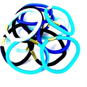 Elastiek blauw tinten