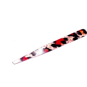 Pincet rood-zwart-creme patroon