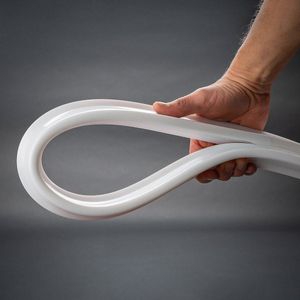 Siliconen waterkering 200cm - douche douchebak douchegordijn wc toilet wasbak waterstopper waterdorpel waterdrempel badkamervloer bad shampoo zeep deo douche