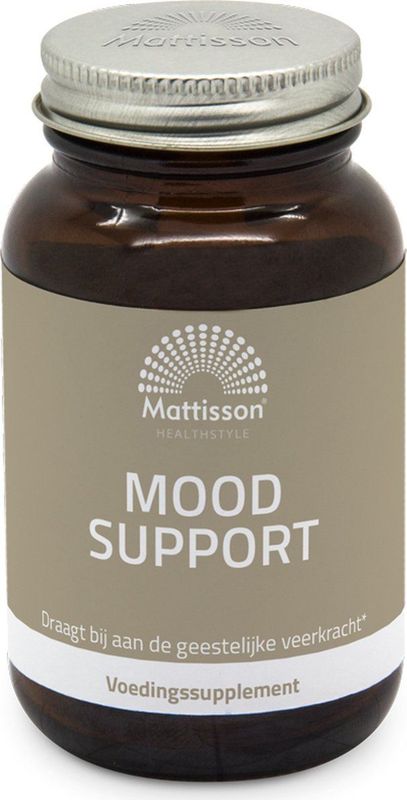 Mattisson - Mood Support - Voedingssupplement - 60 Capsules - Saffraan, 5-HTP, L-Theanine, Magnesium Tauraat