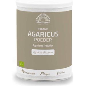 Mattisson agaricus poeder bio  200 Gram |
