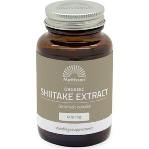 Mattisson shiitake 400 mg biologisch 60 capsules