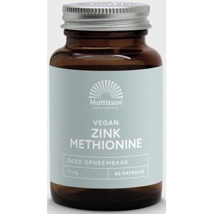 Mattisson - Zink Methionine 15mg - 90 Capsules