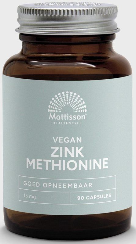 Mattisson - Zink Methionine 15mg - 90 Capsules