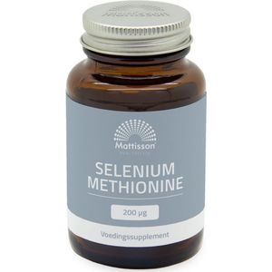 Mattisson - Selenium Methionine 200mcg - Voedingssupplement Immuunsysteem & Schildklier - Antioxidant - 90 Capsules