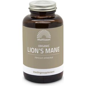 Mattisson Biologische lion's mane 500 mg 120 capsules