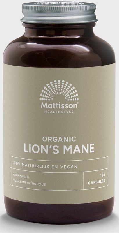 Mattisson - Lion’s Mane - Capsules - Biologisch - 60 Stuks