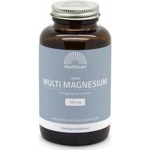 Mattisson Multi magnesium complex 200mg vegan  180 Tabletten