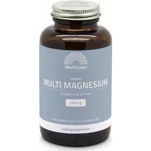 Mattisson Multi Magnesium Complex 200mg Vegan, 180 tabletten