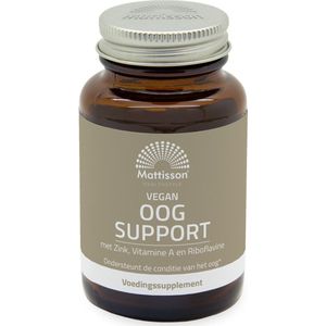 Mattisson - Oog Support - Met Zink, Vitamine A en Riboflavine - Voedingssupplement Conditie Oog - 60 Tabletten