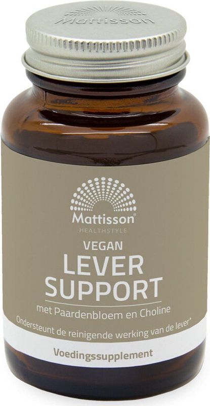 Mattisson - Lever Support - Met Paardenbloem en Choline - Voedingssupplement Reiniging Lever - 60 Tabletten