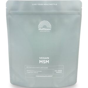 Mattisson - Vegan MSM Poeder - Glucosamine - 250 Gram - Organisch