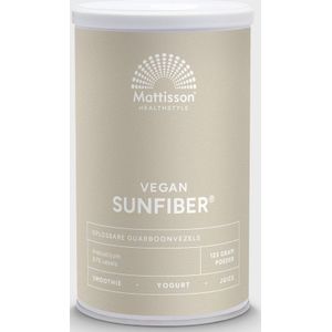 Mattisson - Vegan Sunfiber® - Prebiotische vezels - 125 gram