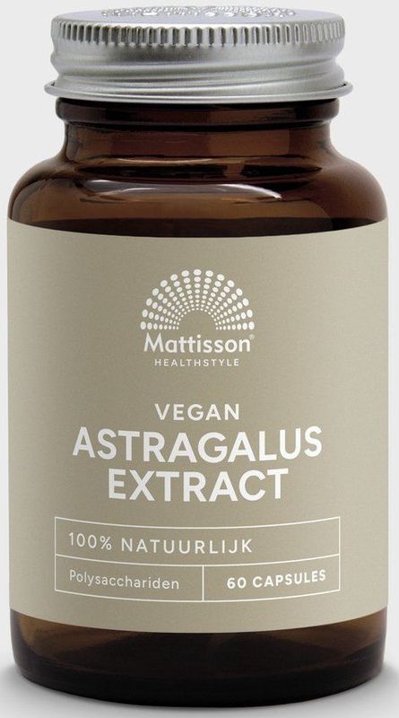 Mattisson - Astragalus - Voedingssupplement - 390 mg - Capsules
