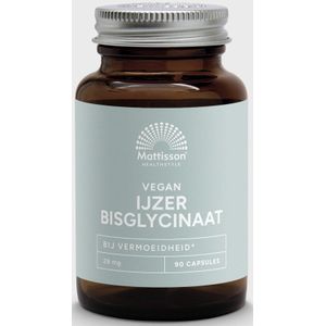 Mattisson - IJzerbisglycinaat 28mg - 90 capsules