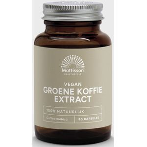 Mattisson - Groene Koffiebonen Extract - 500mg - 60 Capsules