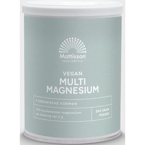 Mattisson - Multi Magnesium - 250 mg complex - 200 gram