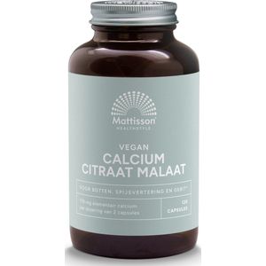 Calcium Citraat Malaat - Vegan - 174 mg Elementair Calcium - 120 Capsules