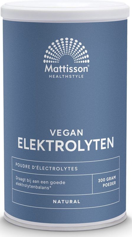 Mattisson - Elektrolyten Poeder - Natuur - Vegan - 300 Gram