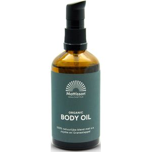 Mattisson HealthStyle - Organic Body Oil - 100ml - Voedende Mix van Plantaardige Oliën