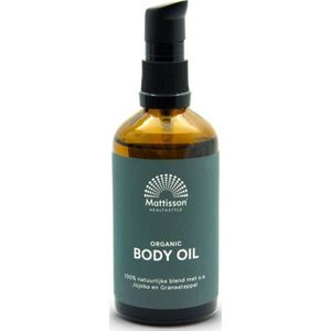 Mattisson HealthStyle - Organic Body Oil - 100ml - Voedende Mix van Plantaardige Oliën