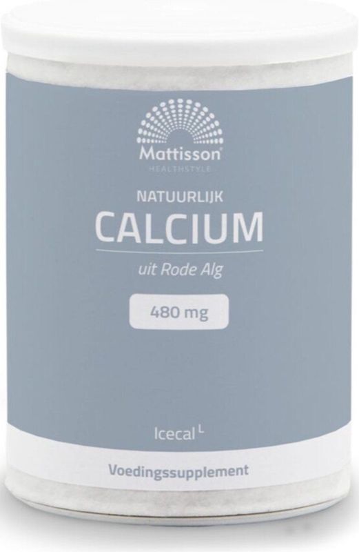 Natuurlijk Calcium - 480mg - Rode Alg - Multi-Mineralen Complex