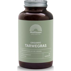 Mattisson HealthStyle - Organic Tarwegras Capsules - 120 Stuks - Biologisch