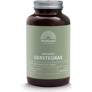 Mattisson - Organic Gerstegras - Kruidenpreparaat - 400 mg - Biologisch