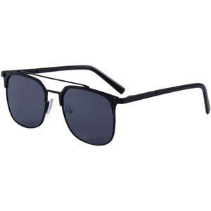 Fako Sunglasses® - Pilotenbril Metal - Piloot Zonnebril - Heren Zonnebril - Dames Zonnebril - Model Jean - Zwart