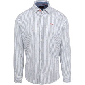 NZA Overhemd Okowhao Lichtblauw - Maat M - Heren - Overhemden Casual