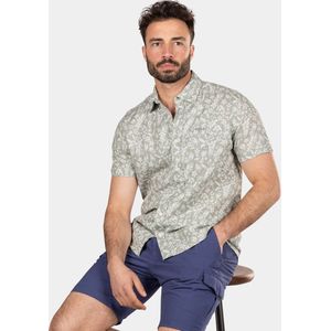 NZA New Zealand - Featherston - Overhemd - Groen - Korte Mouwen