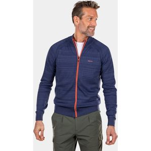 New Zealand - Vest - Donkerblauw - Gemêleerd - Katoen