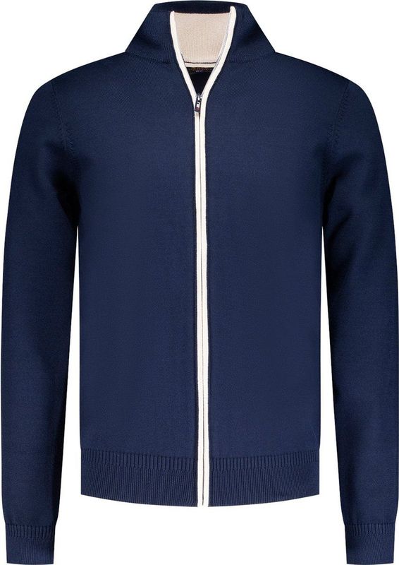 New Zealand - Vest - Donkerblauw - Katoen-Stretch