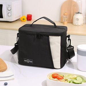 Rainbecom - Koeltassen – Lunchtas - 25x17.5x20 cm - 8.5 Liter - Zwart - Isolatie - 300D Kationisch Polyester - Handvat Riem - Koeltas - Lunch Bag - Geïsoleerde Koeltas - Picknicktas