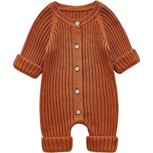 Baby Garden Baby Boxpak fijn gebreid - Bruin maat 86