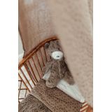 Snoozebaby wiegdeken T.O.G. 2.0 in bruin (75X100cm)