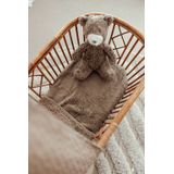 Snoozebaby wiegdeken T.O.G. 2.0 in bruin (75X100cm)