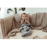 Snoozebaby wiegdeken T.O.G. 2.0 in bruin (75X100cm)