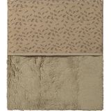 Snoozebaby wiegdeken T.O.G. 2.0 in bruin (75X100cm)