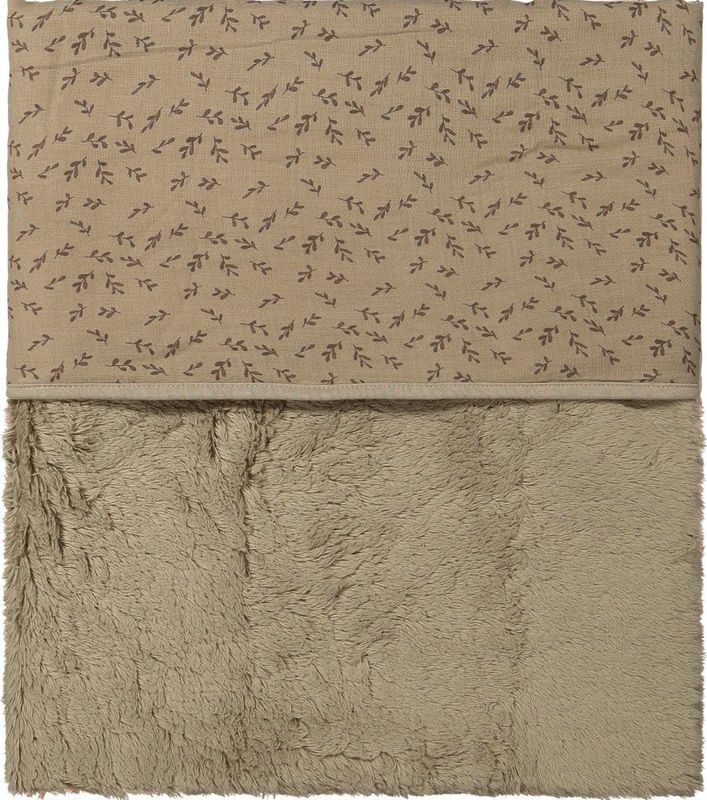 Snoozebaby wiegdeken T.O.G. 2.0 in bruin (75X100cm)